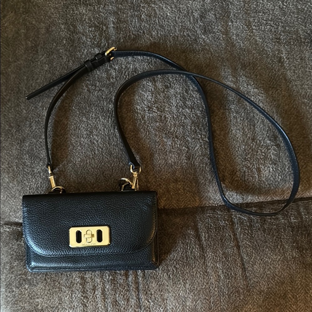 Michael Kors Black and Gold Crossbody Bag